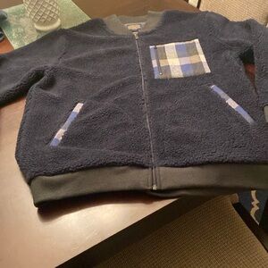 Men’s zip jacket 2 side pockets 1 breast pocket pockets plaid